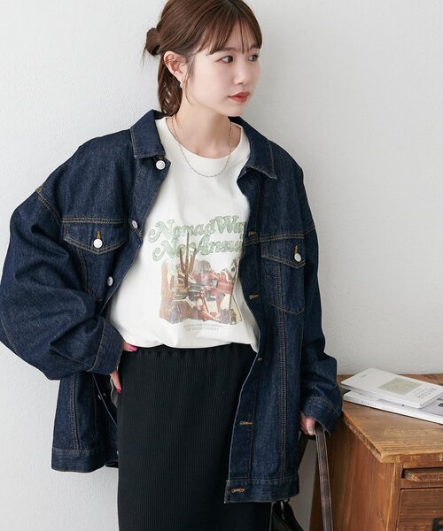 DISCOAT(ディスコート)の「【Enlude/夏の主役T!】製品加工アソートバンドTシャツ《ユニセックス》(Tシャツ/カットソー・レディース・チャコールグレー/アイボリー/モカ・FREE)」の18枚目の写真