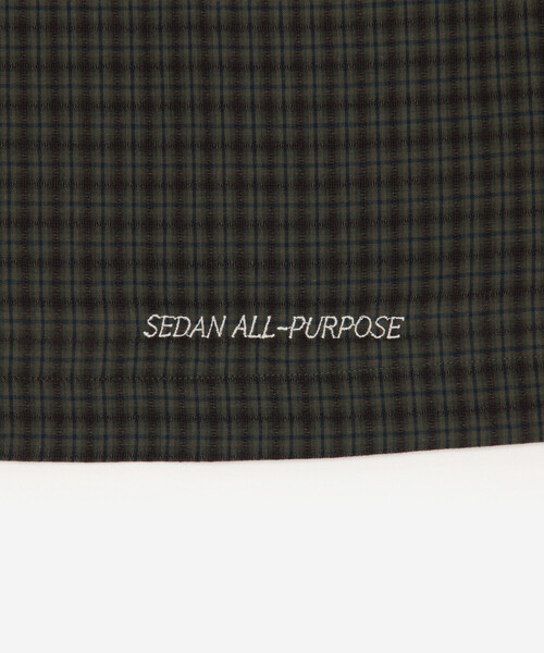 SEDAN ALL-PURPOSE | ドビーチェック オープンカラー半袖シャツ MEN