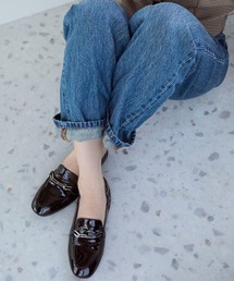 【 BUTTERFLY TWISTS / バタフライツイスト 】 LINA BLK PATENT BGE NUBUCK / リーナ　ブラックパテント　ベージュヌバック　KPI