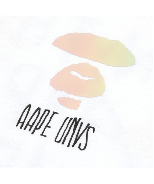 AAPE BY A BATHING APE（エーエイプバイアベイシングエイプ）の「AAPE BASIC TEE（Tシャツ/カットソー・メンズ・ホワイト/グリーン系その他5/ブラック・LARGE/MEDIUM/SMALL/XX-LARGE/X-LARGE）」の5枚目の写真