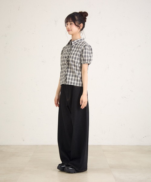 FCMM(エフシーエムエム)の「FRILL SHIRTS SS /フリルシャツSS(シャツ/ブラウス・レディース・レッド/アイボリー/ライトブルー・SMALL/MEDIUM)」の14枚目の写真