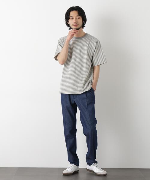 NANO universe(ナノユニバース)の「デニムスラックス(デニムパンツ・メンズ・ネイビー/ブラック・XL/L/M/S)」の20枚目の写真