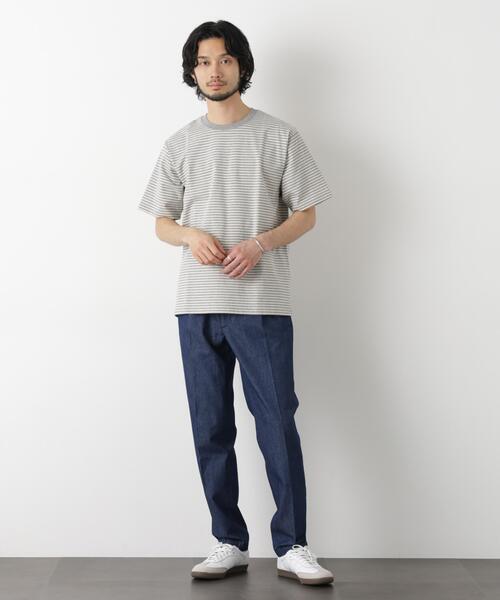 NANO universe(ナノユニバース)の「デニムスラックス(デニムパンツ・メンズ・ネイビー/ブラック・XL/L/M/S)」の21枚目の写真