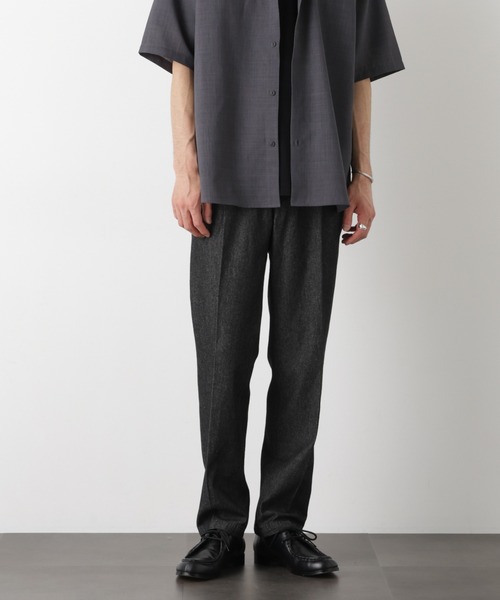 NANO universe(ナノユニバース)の「デニムスラックス(デニムパンツ・メンズ・ネイビー/ブラック・XL/L/M/S)」の2枚目の写真