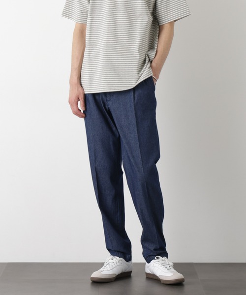 NANO universe(ナノユニバース)の「デニムスラックス(デニムパンツ・メンズ・ネイビー/ブラック・XL/L/M/S)」の3枚目の写真