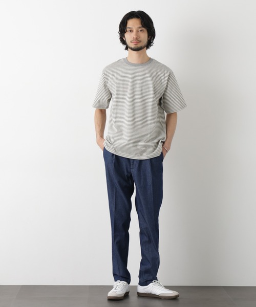 NANO universe(ナノユニバース)の「デニムスラックス(デニムパンツ・メンズ・ネイビー/ブラック・XL/L/M/S)」の5枚目の写真