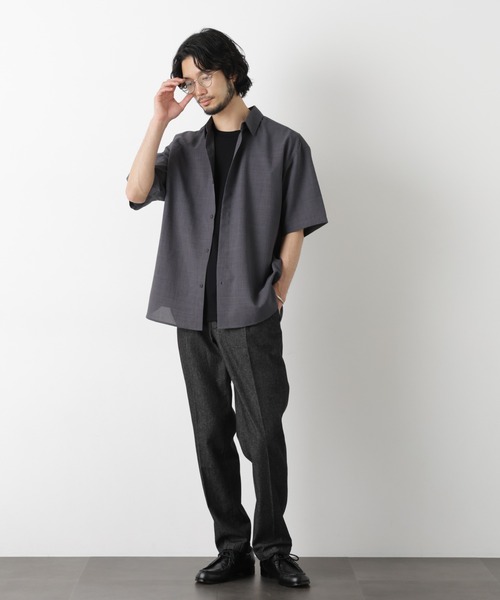 NANO universe(ナノユニバース)の「デニムスラックス(デニムパンツ・メンズ・ネイビー/ブラック・XL/L/M/S)」の14枚目の写真