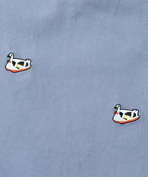 go slow caravan(ゴースローキャラバン)の「コットンスラブ刺繍 ベイカーパンツ(その他パンツ・メンズ・ブルー系その他/ベージュ・MEDIUM/LARGE/X-LARGE)」の15枚目の写真