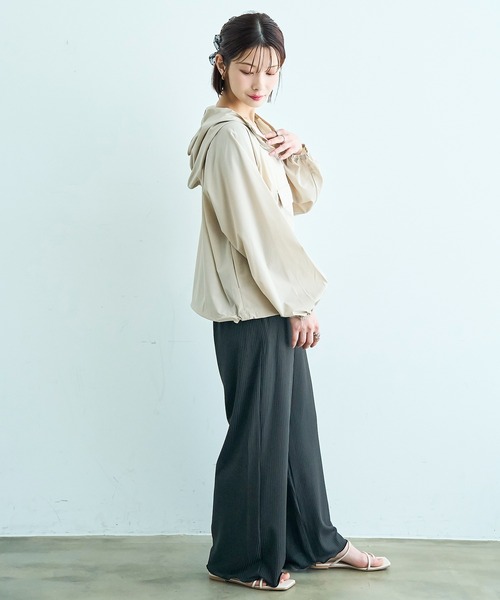 mil（ミル）の「【接触冷感】 ラッシュガード リブパンツ / イージーケア 【587180】（その他パンツ・レディース・チャコールグレー/ライトグレー/ブラック・FREE/S-Short/S-Regular/M-Short/M-Regular）」の20枚目の写真