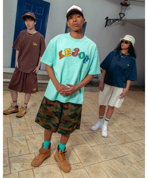 KEBOZ(ケボズ)の「SMR WASHED S/S TEE(Tシャツ/カットソー・メンズ・ホワイト/ネイビー/ミント/ブラック/オリーブ・2XL/XL/L/M/S)」の9枚目の写真