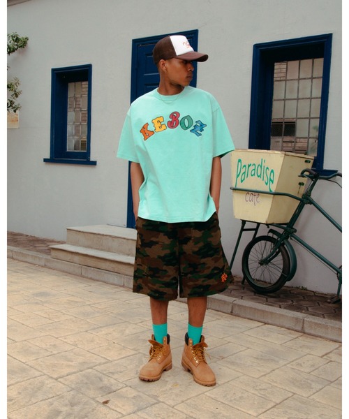 KEBOZ(ケボズ)の「SMR WASHED S/S TEE(Tシャツ/カットソー・メンズ・ホワイト/ネイビー/ミント/ブラック/オリーブ・2XL/XL/L/M/S)」の7枚目の写真