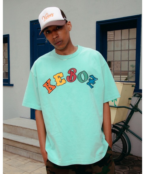 KEBOZ(ケボズ)の「SMR WASHED S/S TEE(Tシャツ/カットソー・メンズ・ホワイト/ネイビー/ミント/ブラック/オリーブ・2XL/XL/L/M/S)」の6枚目の写真