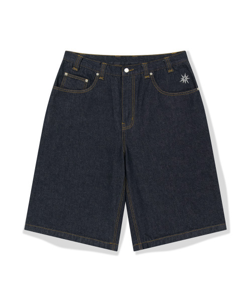 WKNDRS(ウィーキャンドース)の「TRIO DENIM SHORTS (D.BLUE)(その他パンツ・レディース・その他・MEDIUM/LARGE/X-LARGE)」の1枚目の写真