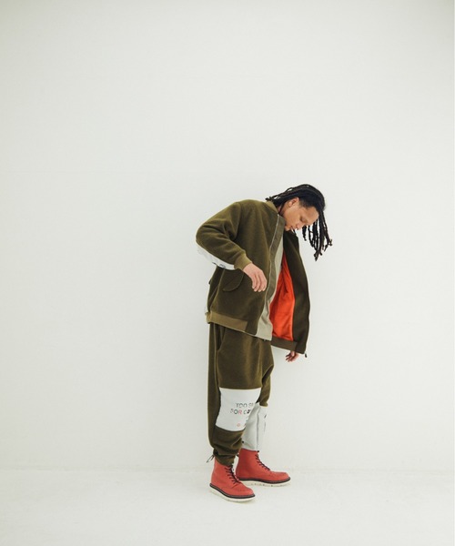 STOF（ストフ）の「STOF/ストフ/VSJQ Mix MA-1 Blouson（MA-1・メンズ・ブラック/カーキ・M/S）」の16枚目の写真