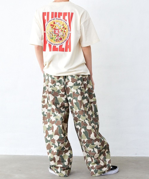 Fluffy BROTHERS(フラッフィーブラザーズ)の「ピザT刺繍シャツ(大人サイズ)(Tシャツ/カットソー・メンズ・アイボリー・L/M/XL)」の12枚目の写真