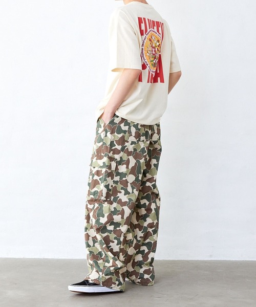 Fluffy BROTHERS(フラッフィーブラザーズ)の「ピザT刺繍シャツ(大人サイズ)(Tシャツ/カットソー・メンズ・アイボリー・L/M/XL)」の13枚目の写真
