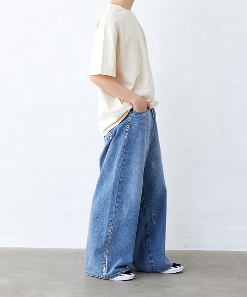 Fluffy BROTHERS(フラッフィーブラザーズ)の「ピザT刺繍シャツ(大人サイズ)(Tシャツ/カットソー・メンズ・アイボリー・L/M/XL)」の17枚目の写真
