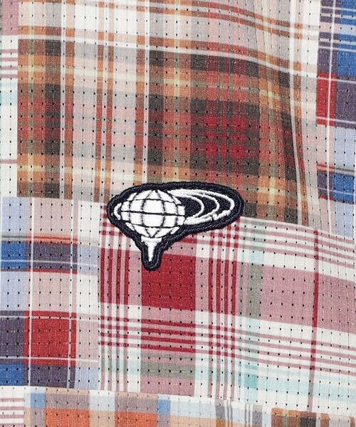 BEAMS GOLF(ビームスゴルフ)の「〈WOMEN〉ORANGE LABEL / マドラスチェック シャツ(ポロシャツ・レディース・レッド/グリーン・MEDIUM/LARGE/SMALL)」の11枚目の写真