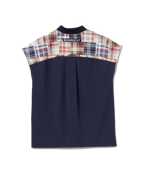 BEAMS GOLF(ビームスゴルフ)の「〈WOMEN〉ORANGE LABEL / マドラスチェック シャツ(ポロシャツ・レディース・レッド/グリーン・MEDIUM/LARGE/SMALL)」の16枚目の写真