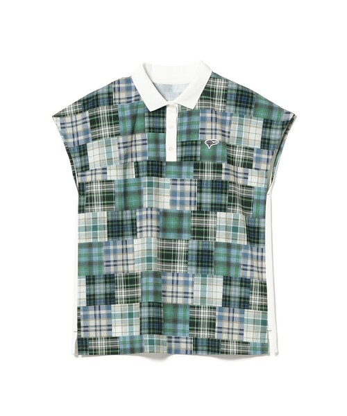 BEAMS GOLF(ビームスゴルフ)の「〈WOMEN〉ORANGE LABEL / マドラスチェック シャツ(ポロシャツ・レディース・レッド/グリーン・MEDIUM/LARGE/SMALL)」の17枚目の写真