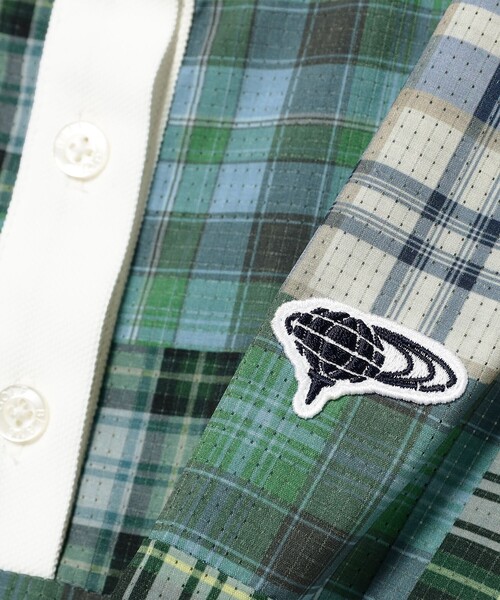 BEAMS GOLF(ビームスゴルフ)の「〈WOMEN〉ORANGE LABEL / マドラスチェック シャツ(ポロシャツ・レディース・レッド/グリーン・MEDIUM/LARGE/SMALL)」の19枚目の写真