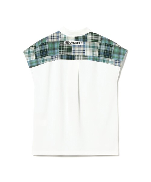 BEAMS GOLF(ビームスゴルフ)の「〈WOMEN〉ORANGE LABEL / マドラスチェック シャツ(ポロシャツ・レディース・レッド/グリーン・MEDIUM/LARGE/SMALL)」の21枚目の写真