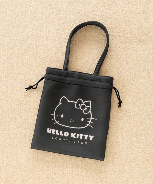 LOWRYS FARM（ローリーズファーム）の「【サンリオキャラクターズ】キンチャクトートBAG 647257/GOODS（トートバッグ・レディース・ブラック/レッド・FREE）」の8枚目の写真