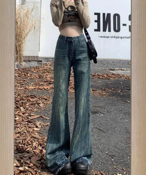 REBALANCE(リバランス)の「フレアデニムパンツ(デニムパンツ・レディース・B/A・X-LARGE/LARGE/MEDIUM)」の8枚目の写真