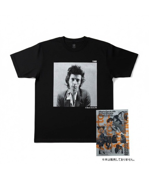 CULTURE SUPPLY(カルチャー サプライ)の「Alberto Garcia-Alix JhonnyThunders BLACK(Tシャツ/カットソー・レディース・ブラック・MEDIUM/X-LARGE/LARGE)」の1枚目の写真