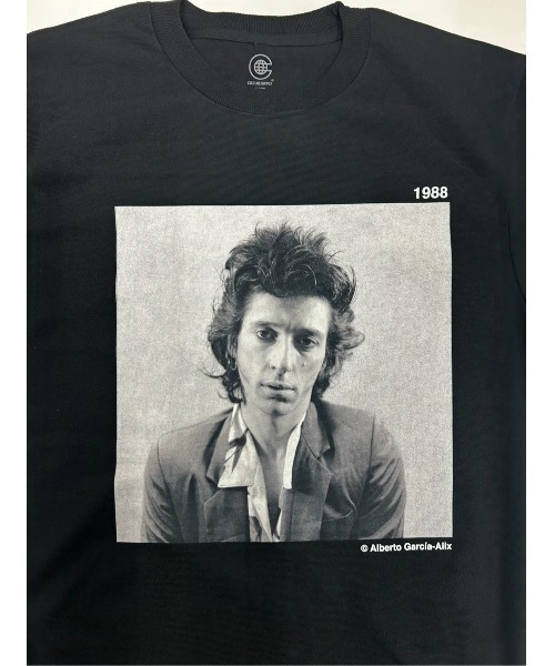 CULTURE SUPPLY(カルチャー サプライ)の「Alberto Garcia-Alix JhonnyThunders BLACK(Tシャツ/カットソー・レディース・ブラック・MEDIUM/X-LARGE/LARGE)」の2枚目の写真