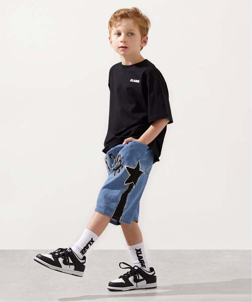 XLARGE KIDS（エクストララージキッズ）の「スターモチーフ デニムハーフパンツ（デニムパンツ・キッズ・ライトブルー/ブルー・140cm/120cm/90cm/100cm/110cm/130cm）」の14枚目の写真
