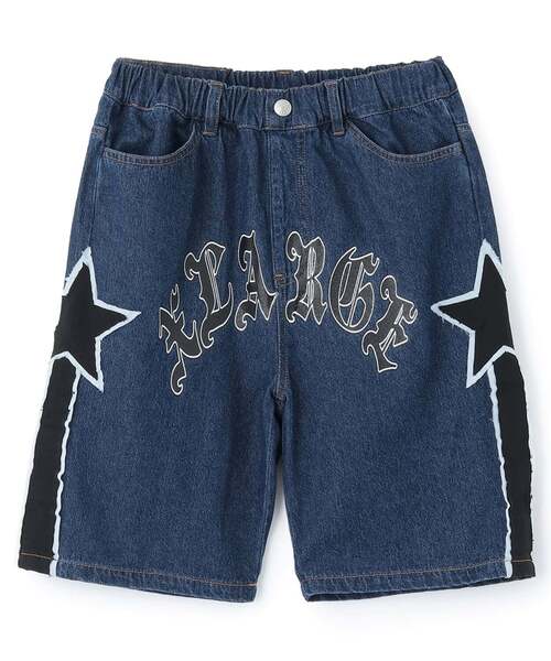 XLARGE KIDS（エクストララージキッズ）の「スターモチーフ デニムハーフパンツ（デニムパンツ・キッズ・ライトブルー/ブルー・140cm/120cm/90cm/100cm/110cm/130cm）」の17枚目の写真