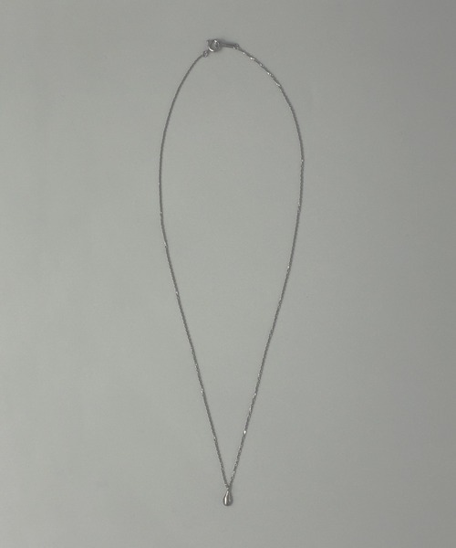 and cloud(アンドクラウド)の「Drop Necklace size M(ネックレス・メンズ・シルバー/ブラック・FREE)」の1枚目の写真