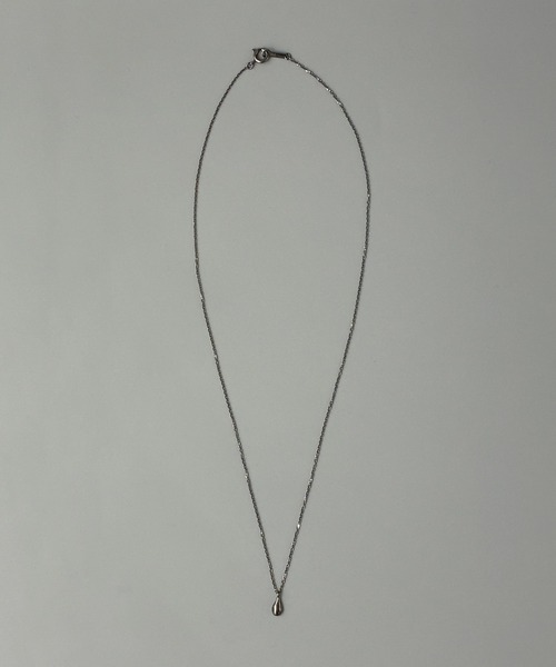 and cloud(アンドクラウド)の「Drop Necklace size M(ネックレス・メンズ・シルバー/ブラック・FREE)」の3枚目の写真