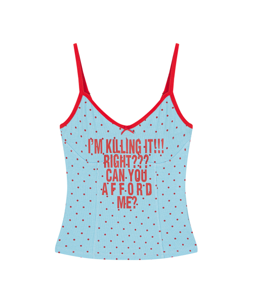 HIGHTIDEFRANKIE(ハイタイドフランキー)の「Afford Me Cami Sky Blue(Tシャツ/カットソー・レディース・スカイブルー・FREE)」の11枚目の写真