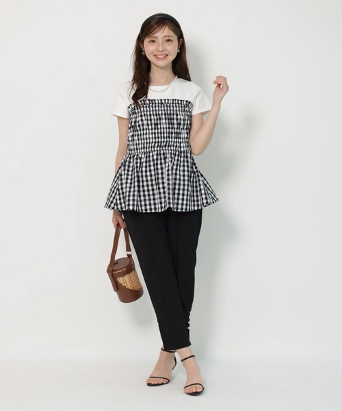 Apuweiser-riche(アプワイザーリッシェ)の「シャーリングキャミドッキングカットソー(Tシャツ/カットソー・レディース・チェック・2)」の13枚目の写真