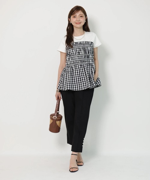 Apuweiser-riche(アプワイザーリッシェ)の「シャーリングキャミドッキングカットソー(Tシャツ/カットソー・レディース・チェック・2)」の17枚目の写真