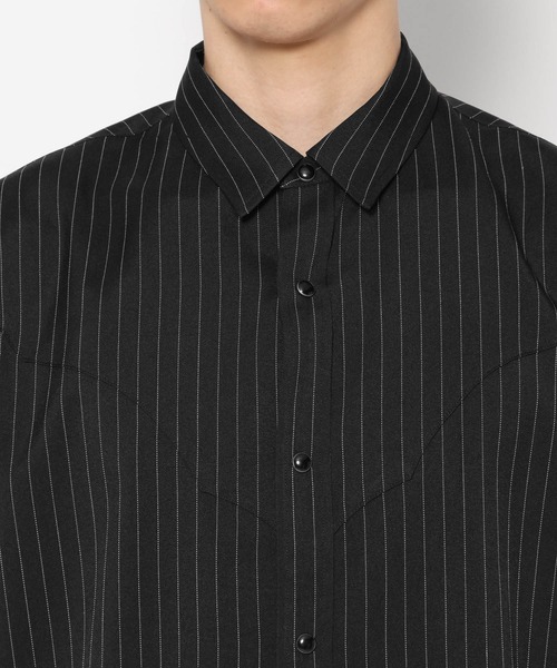 RAGEBLUE(レイジブルー)の「Pin Stripe Western Shirts/ピンストライプ/ウエスタンシャツ(シャツ/ブラウス・メンズ・グレー/ホワイト/ブラック・MEDIUM/LARGE)」の15枚目の写真