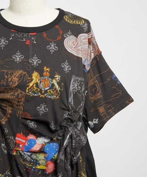 gomme(ゴム)の「ロンドンシャーリングT(Tシャツ/カットソー・レディース・ブラック/ホワイト・MEDIUM)」の20枚目の写真