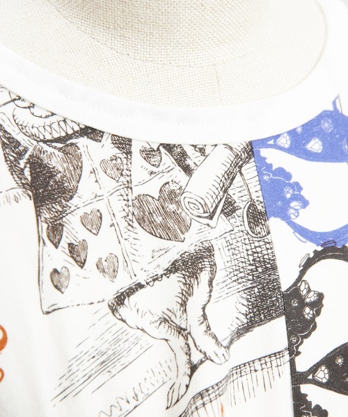 gomme(ゴム)の「ロンドンシャーリングT(Tシャツ/カットソー・レディース・ブラック/ホワイト・MEDIUM)」の5枚目の写真
