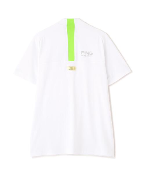 PING（ピン）の「【PING APPAREL】スーパーシェルター06半袖ハイネックシャツ ＜GOLD＞ (MENS)（Tシャツ/カットソー・メンズ・ホワイト/ブラック/ベージュ・LL/L/LL1/M/S）」の19枚目の写真