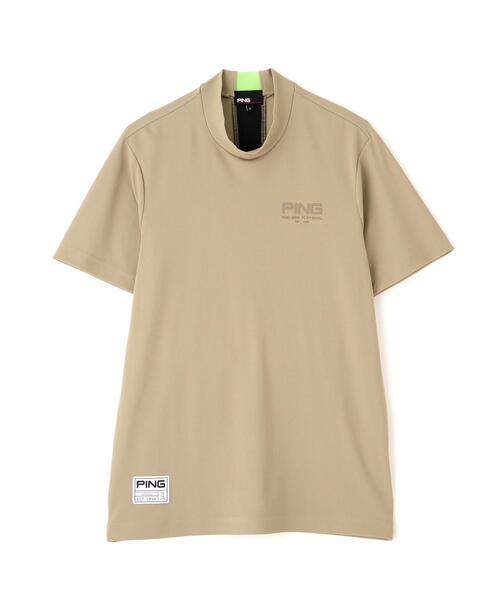 PING（ピン）の「【PING APPAREL】スーパーシェルター06半袖ハイネックシャツ ＜GOLD＞ (MENS)（Tシャツ/カットソー・メンズ・ホワイト/ブラック/ベージュ・LL/L/LL1/M/S）」の22枚目の写真