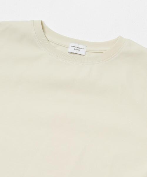 URBAN RESEARCH DOORS(アーバンリサーチドアーズ)の「異素材ドッキングスリーブプルオーバー(Tシャツ/カットソー・レディース・グリーン系その他/ナチュラル/ネイビー・FREE)」の11枚目の写真