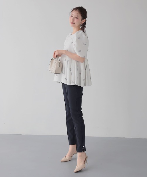 Fit more(フィットモア)の「チェリー柄タックペプラムトップス(その他トップス・レディース・ピンク/イエロー/ホワイト・FREE)」の14枚目の写真