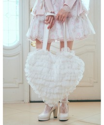 Tiered sweet love heart tote bag
