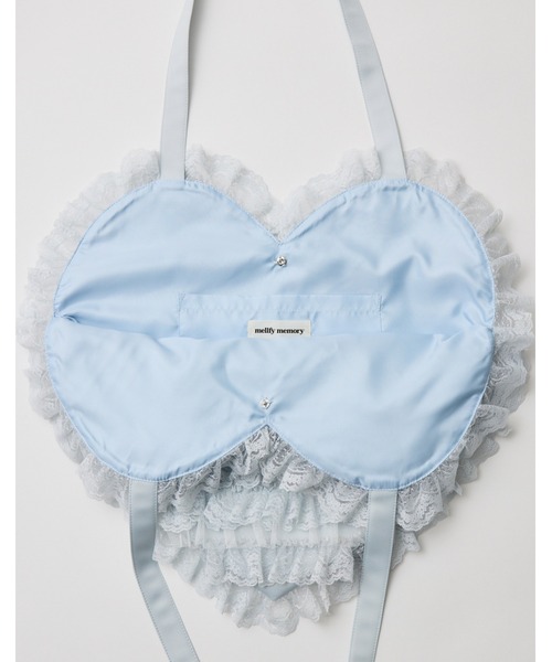 mellfy memory（メルフィーメモリー）の「Tiered sweet love heart tote bag（トートバッグ・レディース・ホワイト/ブルー/ピンク・FREE）」の12枚目の写真