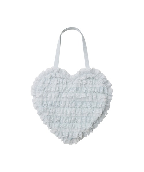 mellfy memory（メルフィーメモリー）の「Tiered sweet love heart tote bag（トートバッグ・レディース・ホワイト/ブルー/ピンク・FREE）」の20枚目の写真