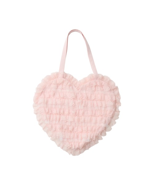 mellfy memory（メルフィーメモリー）の「Tiered sweet love heart tote bag（トートバッグ・レディース・ホワイト/ブルー/ピンク・FREE）」の21枚目の写真