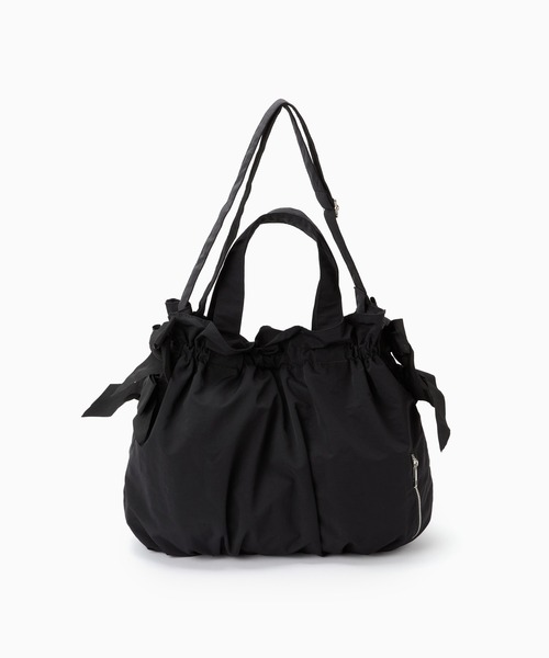 Casselini(キャセリーニ)の「Casselini(キャセリーニ)ビッグサイドリボンBAG(トートバッグ・レディース・ブルー/ブラック/シルバー/アイボリー・FREE)」の10枚目の写真