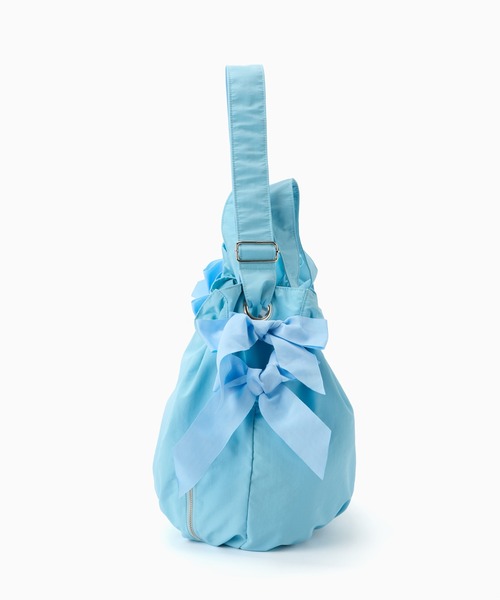 Casselini(キャセリーニ)の「Casselini(キャセリーニ)ビッグサイドリボンBAG(トートバッグ・レディース・ブルー/ブラック/シルバー/アイボリー・FREE)」の15枚目の写真